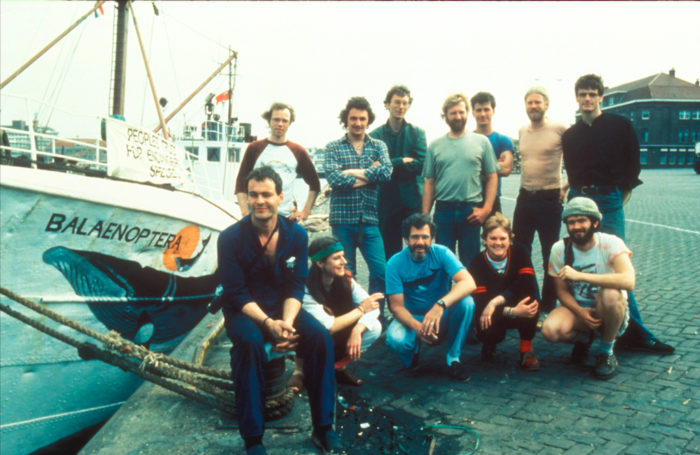 Directors with Balaenoptera, Alan Thornton, Jenny Lonsdale and Dave Currey.