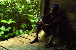 Frederick, at home in the Knasaimos Community, Papua (c) EIA