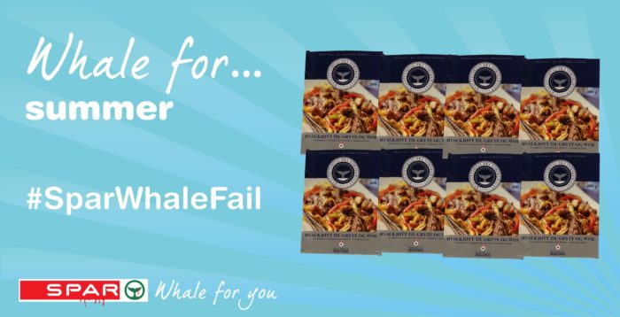 SPAR Fake ad - summer whale