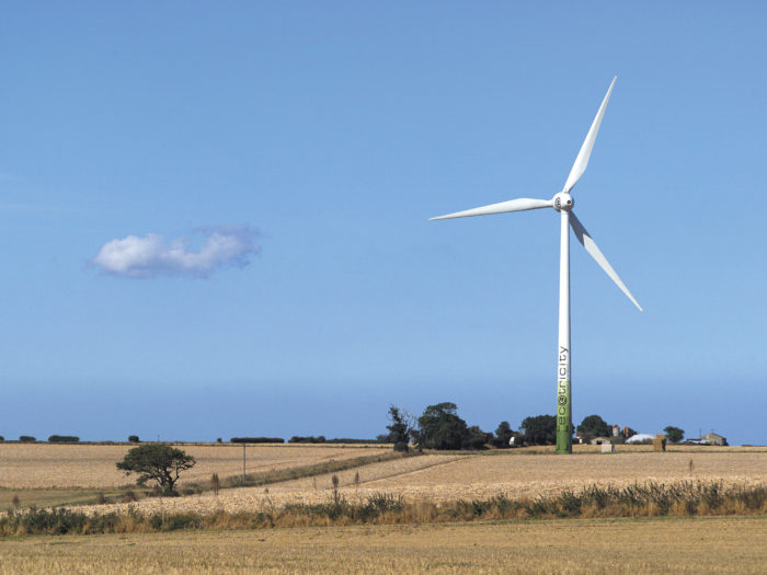 Ecotricity wind turbine, Somerton, Norfolk