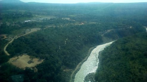 Work begins on construction of a hydropower dam at Stieglers Gorge, Tanzania