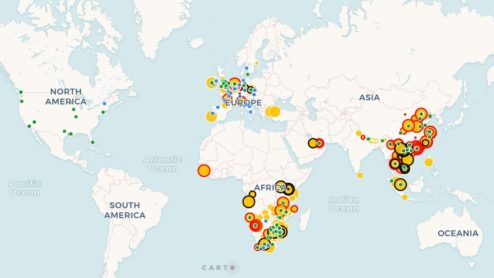 Rhino seizures map 2018